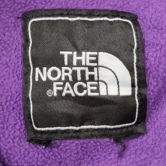 Vintage Y2K North-Face Fleece Jacket Womens S/M 18x25 Purple TNF - Picture 5 of 16